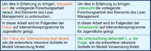 3 Textbeispiele mit Korrekturen zum Formulierungs-Stolperstein "Fokus/fokussieren"